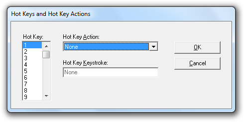 Hot Key Setup Screenshot