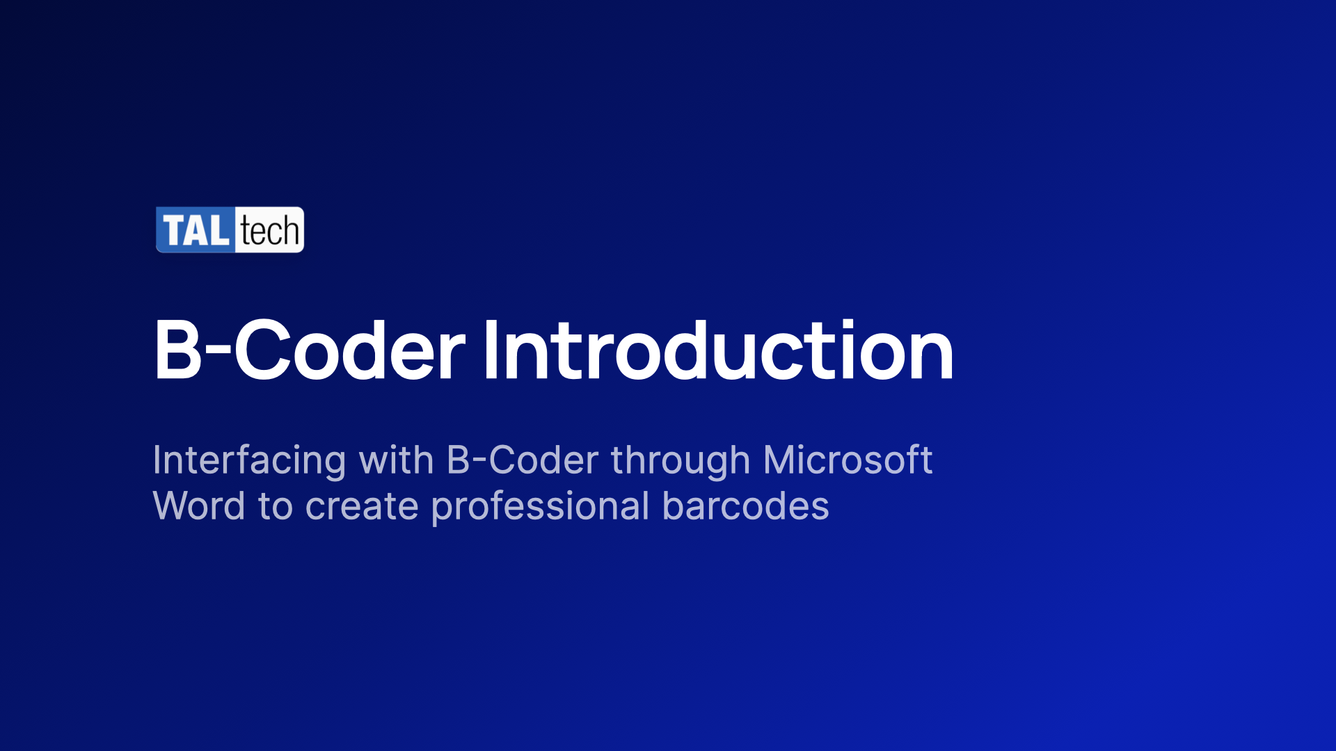 B-Coder introduction video thumbnail